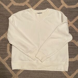 White sweatshirt